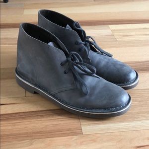 Leather Gray Men’s Clarks Size 9 Never Worn